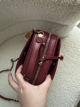 Load image into Gallery viewer, Chanel series 26 Burgundy Calf skin Aged GHW Camera Case bag with top handle
