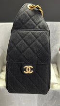Load image into Gallery viewer, Chanel 25 Hobo Bag with Aged GHW size Small in Black Denim 25S Summer/Spring Collection
