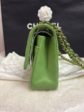 Load image into Gallery viewer, CHANEL 23C 2023 Apple Green caviar LGHW Medium Timeless Classic Double Flap Bag
