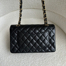 Load image into Gallery viewer, CHANEL Black Caviar GHW Small Timeless Classic Double Flap Bag Microchipped
