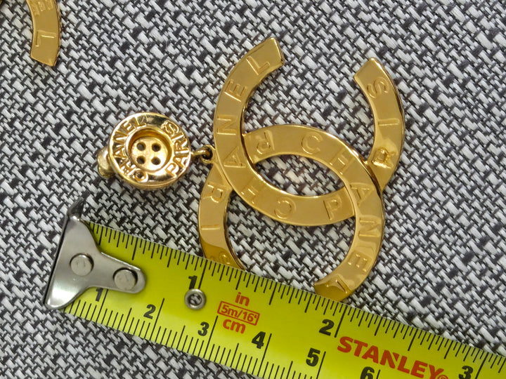 Chanel 20A Collection 2020 Gold XL Earrings