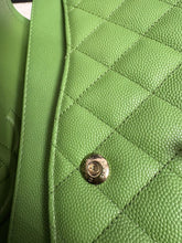 Load image into Gallery viewer, CHANEL 23C 2023 Apple Green caviar LGHW Medium Timeless Classic Double Flap Bag
