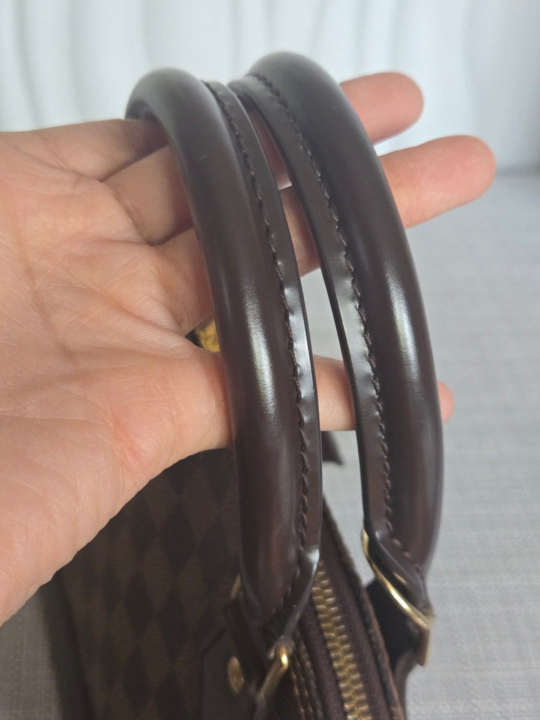 LOUIS VUITTON LV Alma BB Damier Ebene Monogram