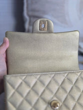 Load image into Gallery viewer, Chanel series 31 21S Gold Caviar GHW Mini Rectangular Top Handle Flap Bag
