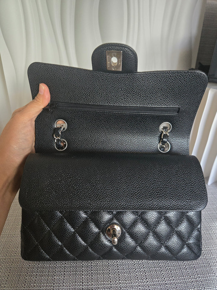 CHANEL series 29 2020 Black Caviar SHW SMALL Timeless Classic Double Flap Bag