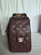 Load image into Gallery viewer, CHANEL 25K Collection Brown Caviar Aged GHW 25 Hobo Bag size SMALL
