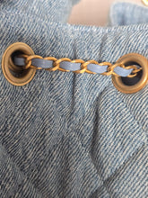 Load image into Gallery viewer, Chanel 25 Size Medium from 25S Collection in Light Denim Aged GHW with detachable pouch
