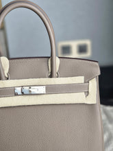 Load image into Gallery viewer, HERMES Etoupe Togo Leather PHW Birkin 30 stamp C 2018
