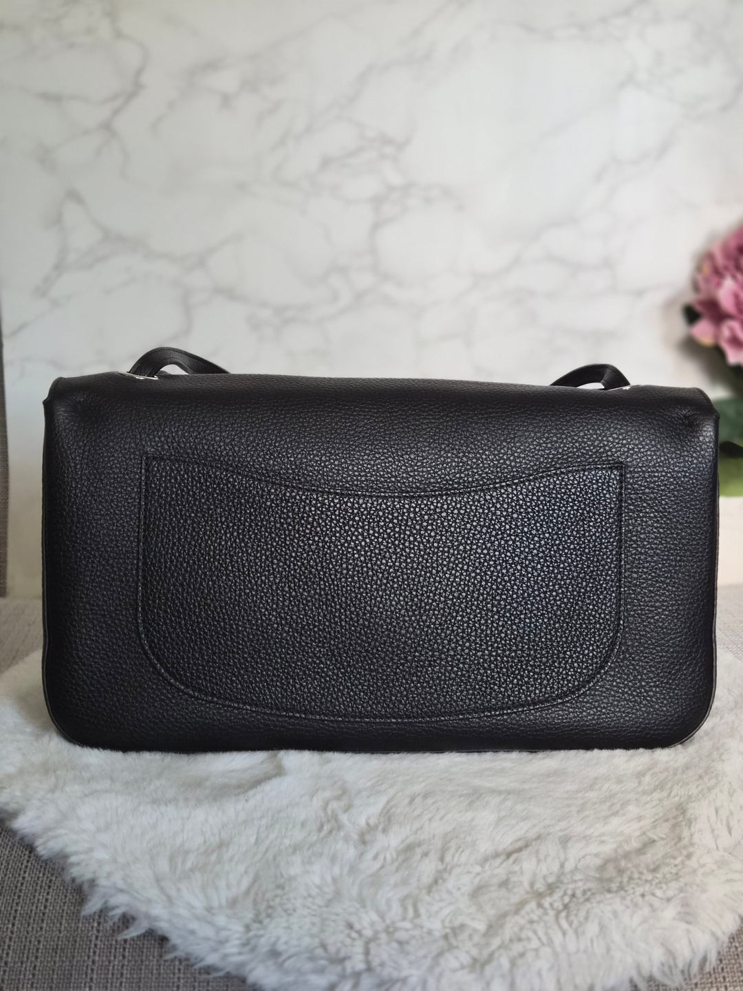 WA/Email only to purchase only- CHANEL Matthieu Blazy Maxi 32 cms Flap Bag in Black Caviar SHW 2026