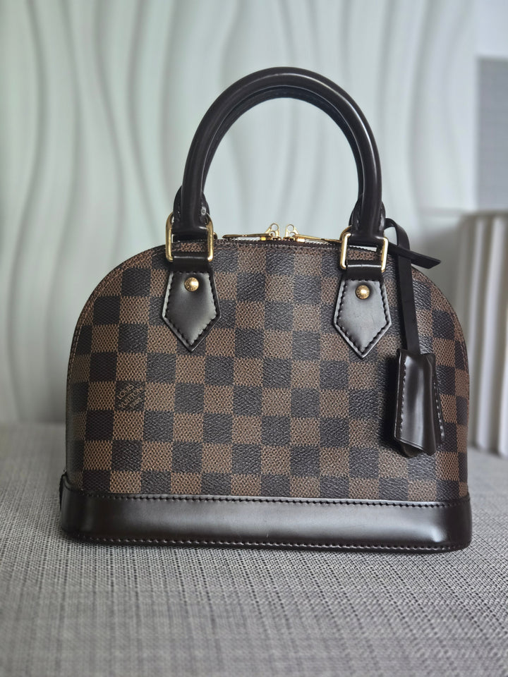 LOUIS VUITTON LV Alma BB Damier Ebene Monogram