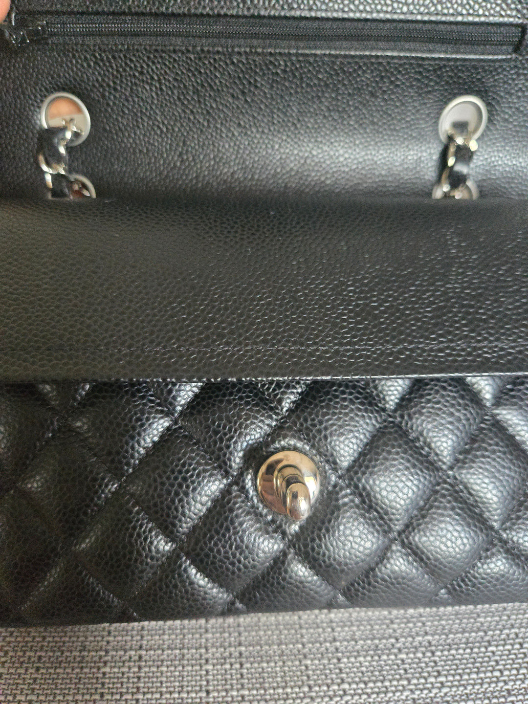 CHANEL series 29 2020 Black Caviar SHW SMALL Timeless Classic Double Flap Bag