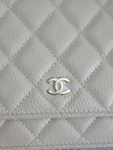 Load image into Gallery viewer, Chanel Beige Clair Caviar GHW Classic Wallet on Chain (WOC)
