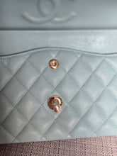 Load image into Gallery viewer, CHANEL 20C series 29 Tiffany Green Caviar LGHW Medium ML Timeless Classic Double Flap Bag
