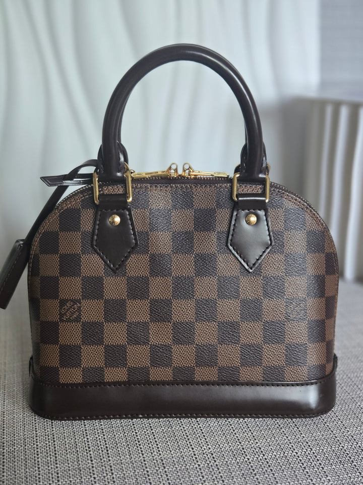 LOUIS VUITTON LV Alma BB Damier Ebene Monogram