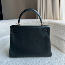 Load image into Gallery viewer, Hermes Black Noir Epsom Leather GHW Kelly 28 stamp N 2010
