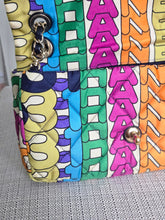 Load image into Gallery viewer, CHANEL 21K Collection 2021 Multicolor Rainbow Quilted Satin Medium Flap Bag LGHW
