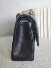 Load image into Gallery viewer, Chanel series 24 Black Caviar GHW Jumbo Timeless Double Flap Bag
