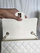 Load image into Gallery viewer, CHANEL series 23 2016 White Lambskin LGHW Mini Rectangular Flap Bag
