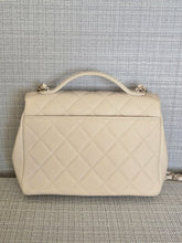 Load image into Gallery viewer, Chanel series 30 Beige Caviar Business Affinity Flap Bag size Medium with Champagne GHW
