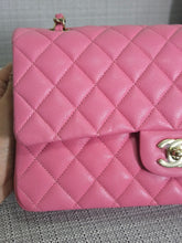 Load image into Gallery viewer, Chanel 21P 2021 Pre spring/summer collection Pink Caviar Champagne GHW 11.12 Timeless Classic Medium ML Double Flap Bag
