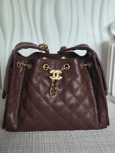 Load image into Gallery viewer, CHANEL 25K Collection Brown Caviar Aged GHW 25 Hobo Bag size SMALL
