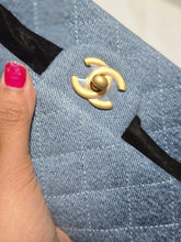 Load image into Gallery viewer, Chanel 24S 2024 Spring/Summer Collection Denim Mini Rectangular Flap Bag with GHW
