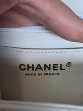 Load image into Gallery viewer, CHANEL series 23 2016 White Lambskin LGHW Mini Rectangular Flap Bag
