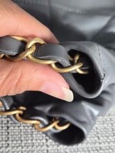 Load image into Gallery viewer, CHANEL 22 size Small in Grey Lambskin aged GHW with detachable pouch

