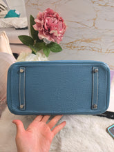 Load image into Gallery viewer, Hermes Birkin 35 Bleu Jean Togo Leather PHW Stamp J in Sq
