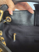 Load image into Gallery viewer, CHANEL 25A collection 2025 Black All Leather Calf skin Hobo Bag size Small
