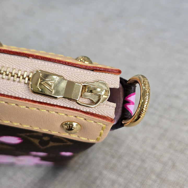 LOUIS VUITTON LV Pochette Accessoires Sakura LV x TM Murakami Monogram Canvas