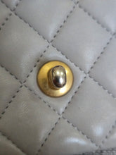 Load image into Gallery viewer, CHANEL 21A light Grey Lambskin Aged GHW Mini Rectangular Flap Bag with Top Handle
