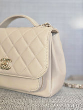 Load image into Gallery viewer, Chanel series 30 Beige Caviar Business Affinity Flap Bag size Medium with Champagne GHW
