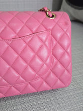 Load image into Gallery viewer, Chanel 21P 2021 Pre spring/summer collection Pink Caviar Champagne GHW 11.12 Timeless Classic Medium ML Double Flap Bag
