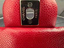 Load image into Gallery viewer, CHANEL 12A series 16 2012 Red Caviar SHW Medium Timeless ML Classic Double Flap Bag
