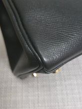 Load image into Gallery viewer, Hermes Noir/Black Epsom Leather GHW Kelly 28 stamp N 2010
