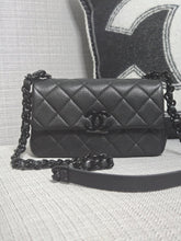 Load image into Gallery viewer, Chanel series 31 21C 2021 Cruise Collection My Everything Black Caviar So Black Hardware Seasonal Flap Bag
