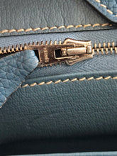 Load image into Gallery viewer, Hermes Birkin 35 Bleu Jean Togo Leather PHW Stamp J in Sq
