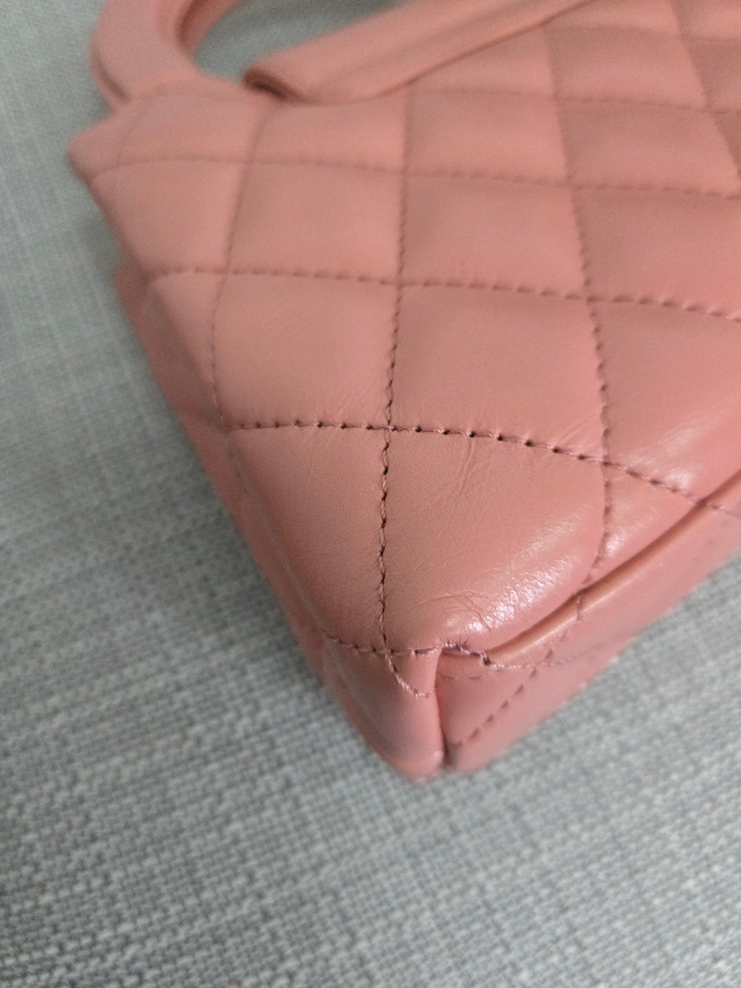 Chanel 23K Pink Lambskin GHW Nano Kelly Shopping Bag size Small (19 cms AS4416)