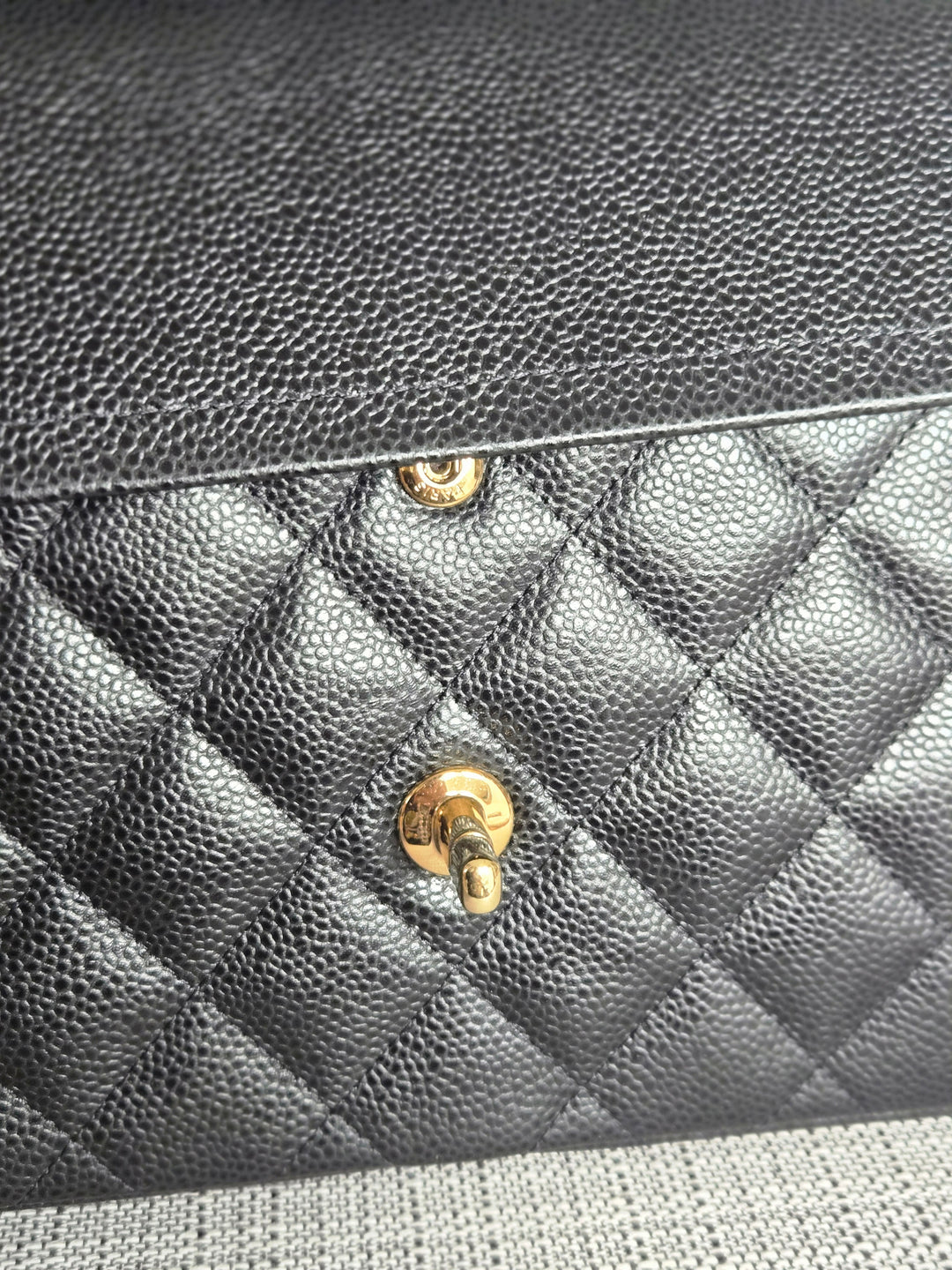 Chanel series 24 Black Caviar GHW Jumbo Timeless Double Flap Bag