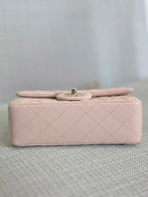Load image into Gallery viewer, Chanel 23S 2023 Spring/Summer Collection Light Pink Lambskin champagne GHW Mini Rectangular Flap Bag
