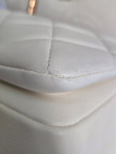 Load image into Gallery viewer, CHANEL 2022 22B Collection White Lambskin Rose Gold Hardware Trendy CC Flap Bag Size Small

