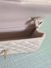 Load image into Gallery viewer, Chanel 23S 2023 Spring/Summer Collection Light Pink Lambskin champagne GHW Mini Rectangular Flap Bag
