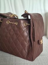 Load image into Gallery viewer, CHANEL 25K Collection Brown Caviar Aged GHW 25 Hobo Bag size SMALL

