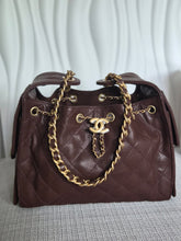 Load image into Gallery viewer, CHANEL 25K Collection Brown Caviar Aged GHW 25 Hobo Bag size SMALL

