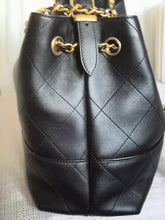Load image into Gallery viewer, CHANEL 25A collection 2025 Black All Leather Calf skin Hobo Bag size Small

