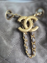 Load image into Gallery viewer, CHANEL 25 Size Small 25K collection Dark Grey Suede aged GHW Hobo Bag

