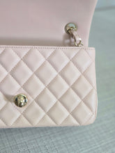 Load image into Gallery viewer, Chanel 23S 2023 Spring/Summer Collection Light Pink Lambskin champagne GHW Mini Rectangular Flap Bag
