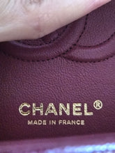 Load image into Gallery viewer, CHANEL 19B collection Series 28 Burgundy Caviar LGHW Medium Timeless Classic Double Flap Bag 11.12
