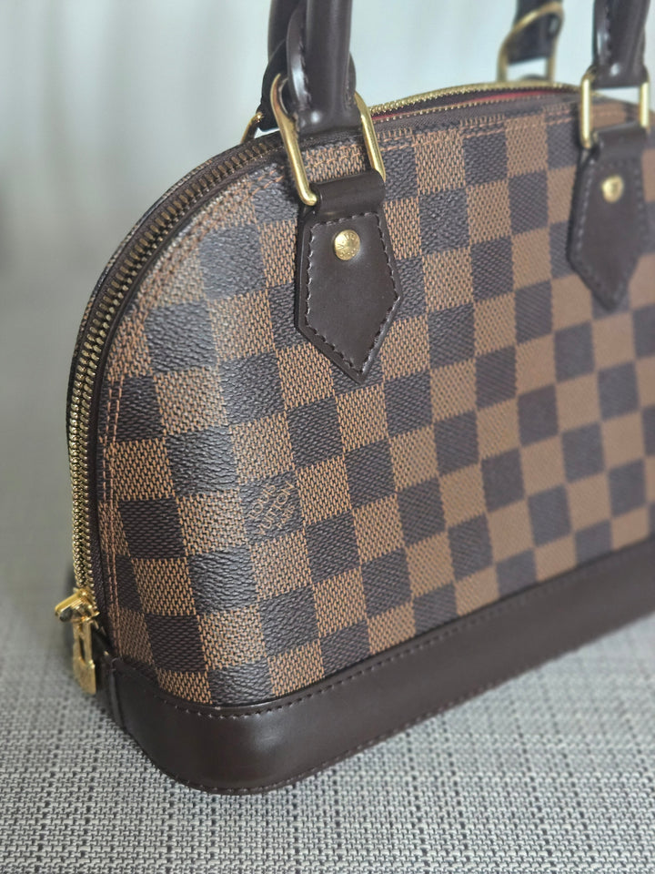 LOUIS VUITTON LV Alma BB Damier Ebene Monogram